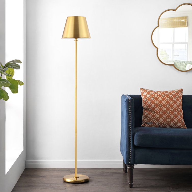 Adiel 60'' Gold Metal Floor Lamp