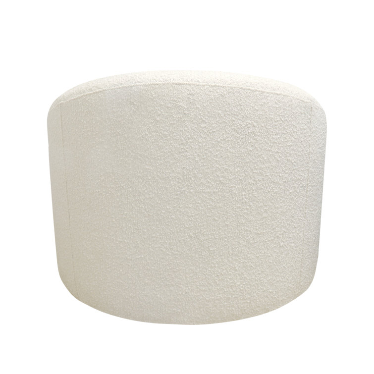 Sienna Ivory Swivel Armchair with Solid Wood Frame