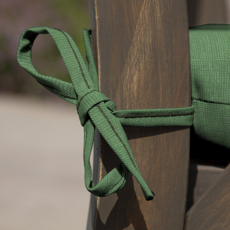 Moss Green Outdoor Polyester Seat Cushion 19 x 19