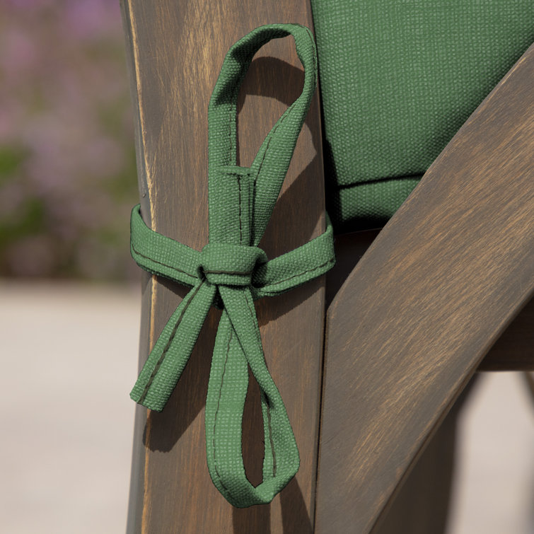 Moss Green Outdoor Polyester Seat Cushion 19 x 19