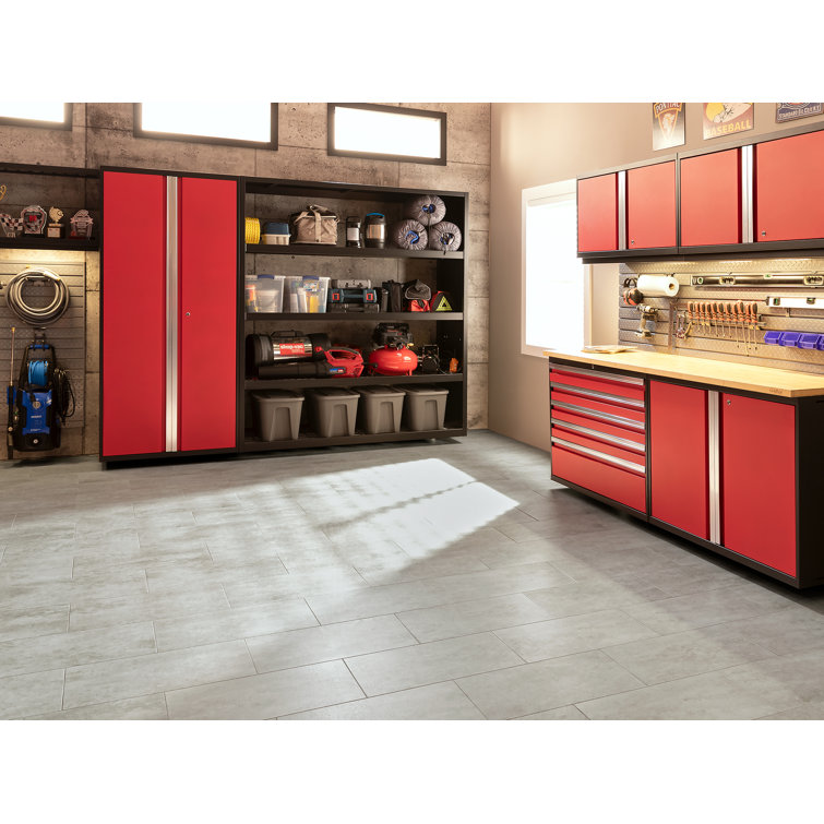 Titanium Beveled Click-Lock Stone Look Vinyl Tile