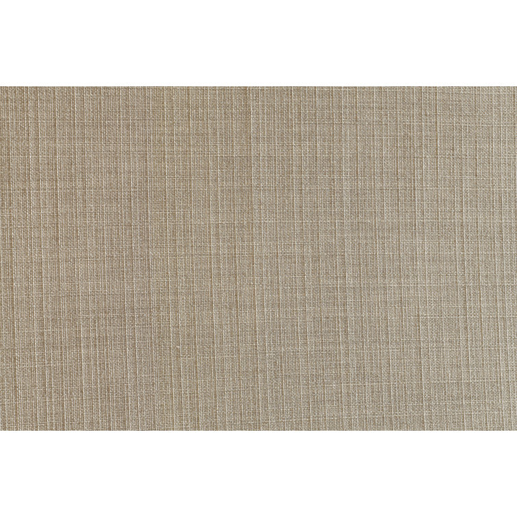King Beige Linen Tufted Upholstered Platform Bed with Metal Frame