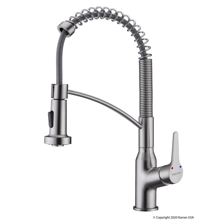 Scottsdale Stainless Steel Single-Handle Pull-Down Kitchen Faucet