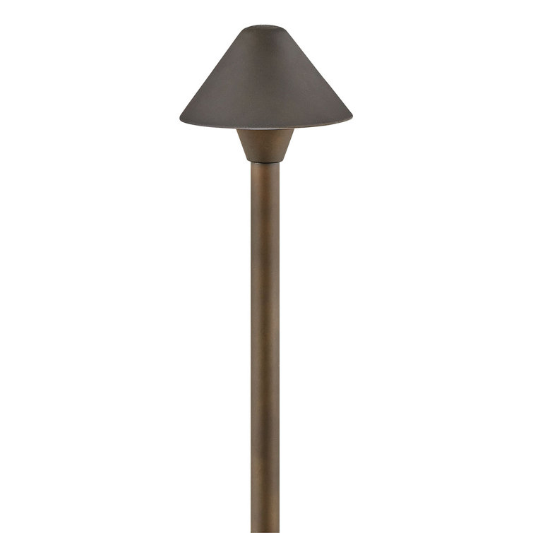 Oil Rubbed Bronze LED Pathway Light with Cone Shade