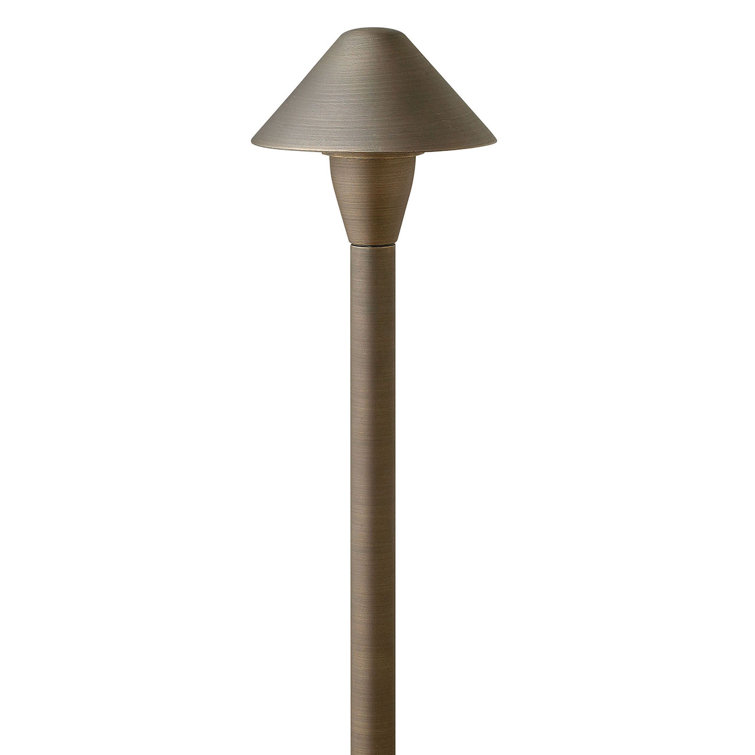 Oil Rubbed Bronze LED Pathway Light with Cone Shade