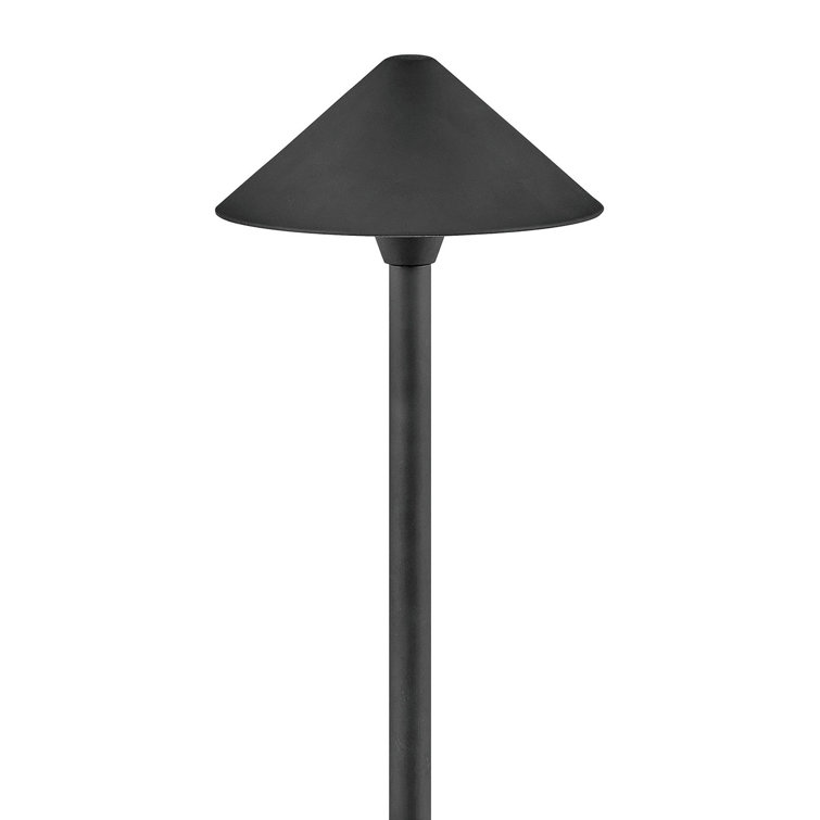 Black Aluminum LED Pathway Light with Cone Shade