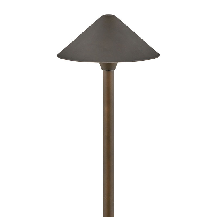 Oil Rubbed Bronze LED Pathway Light with Cone Shade