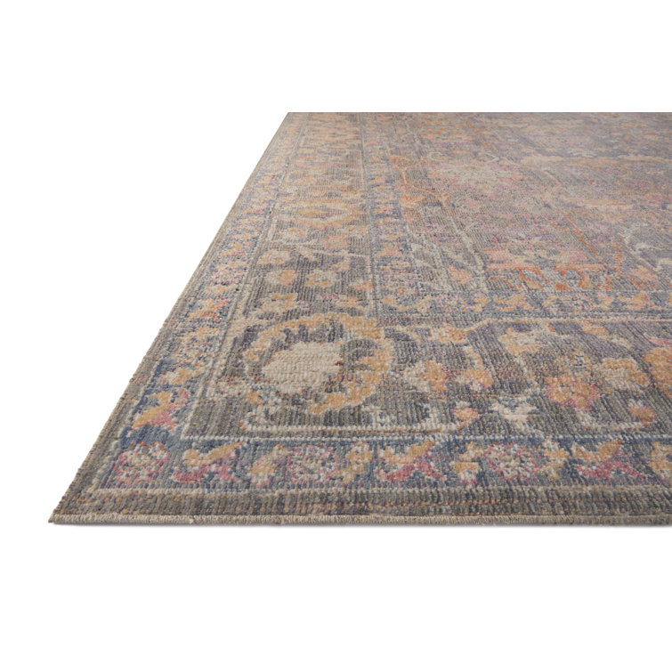 Rosemarie Stone and Multi-Color Synthetic Runner Rug