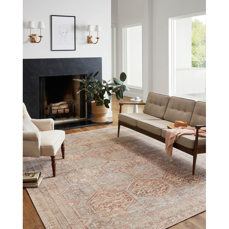 Reversible Gray Rectangular Synthetic Easy-Care Rug 42" x 66"