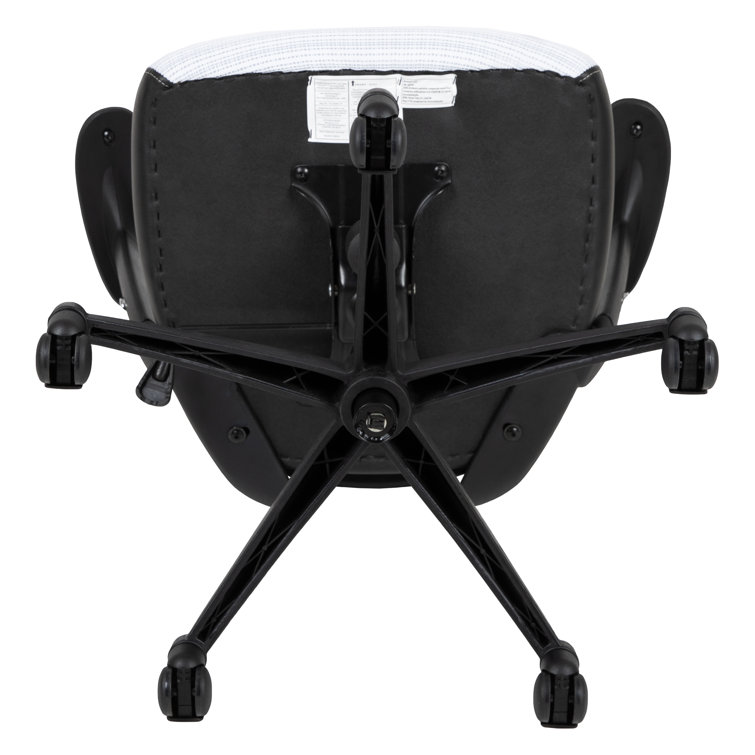 Elevate White Mesh High-Back Adjustable Executive Office Chair