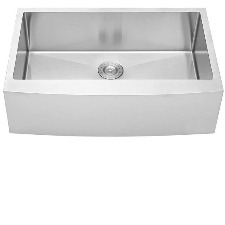 30'' Brushed Nickel Stainless Steel Farmhouse Kitchen Sink