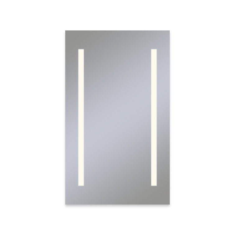 Sleek Modern 39" LED-Lit Medicine Cabinet with Adjustable Shelves