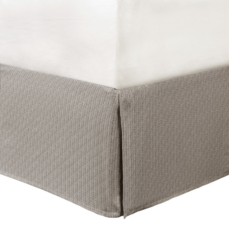 California King Neutral Herringbone 7-Piece Comforter Set