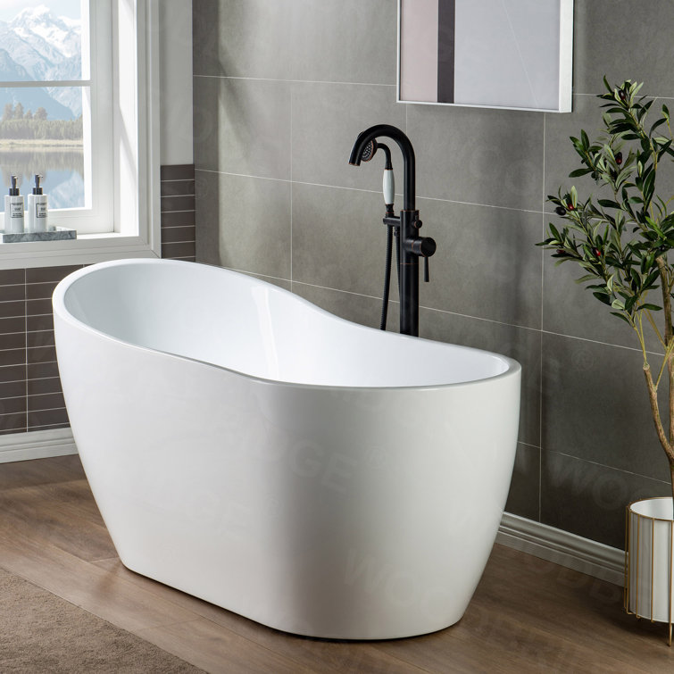 Chrome Freestanding Tub Faucet with Hand Shower