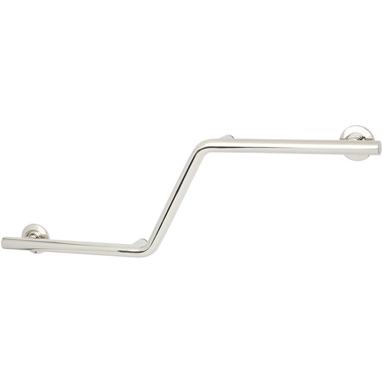 Satin Stainless Steel 38" Angled Grab Bar