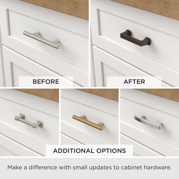 Bronze and Copper 3 3/4" Arch Cabinet Pull