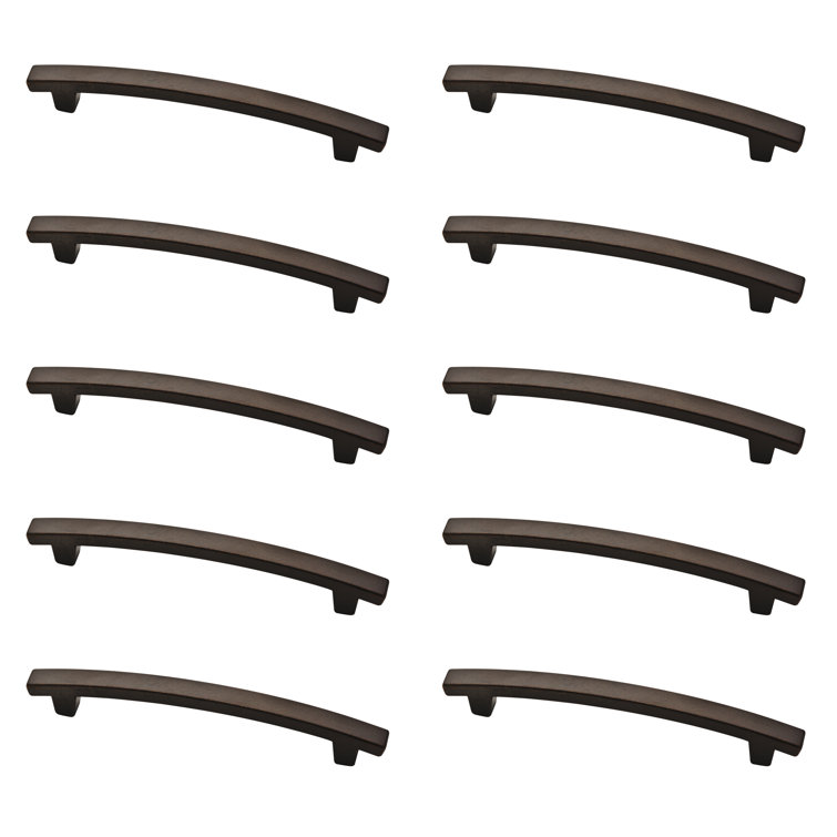 Soft Iron Modern Cabinet Pull with Mounting Hardware
