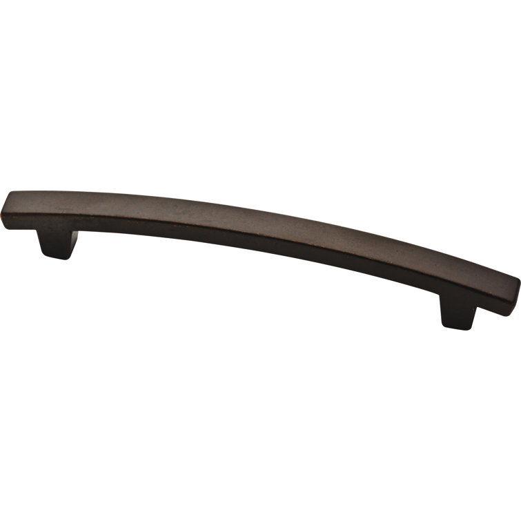 Soft Iron Modern Cabinet Pull with Mounting Hardware
