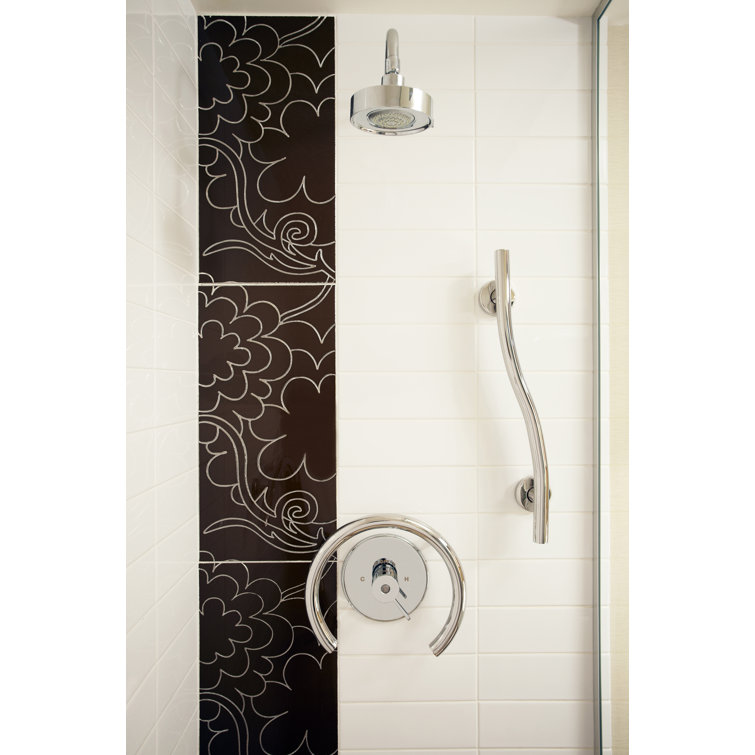 13.25'' Polished Stainless Steel Round Grab Bar