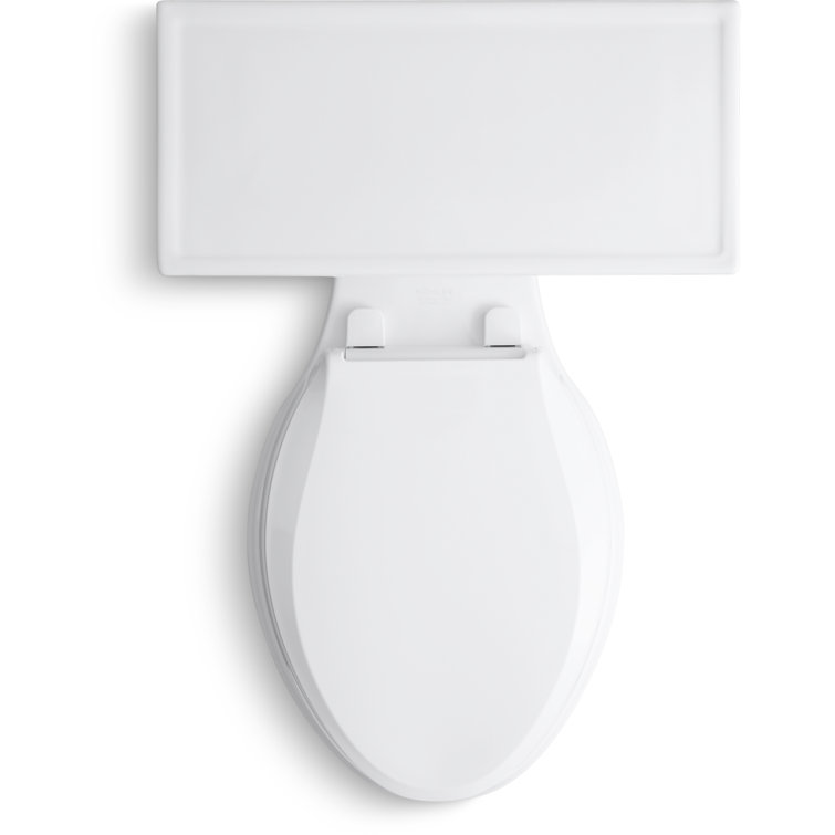 White High Efficiency Elongated Free Standing Toilet