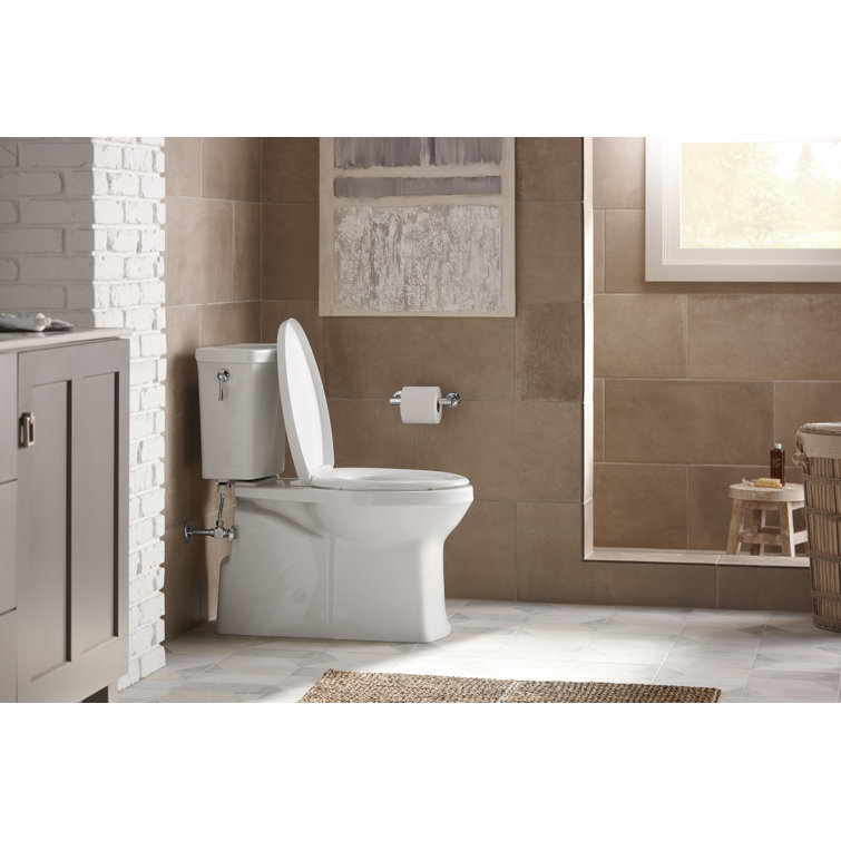 White High Efficiency Elongated Two-Piece Toilet