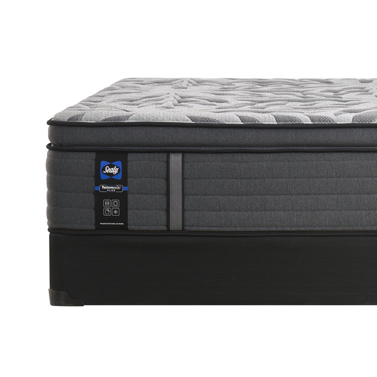 Twin Plush Pillow Top Innerspring Mattress with Gel Memory Foam