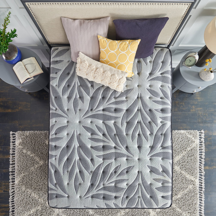 Twin Plush Pillow Top Innerspring Mattress with Gel Memory Foam