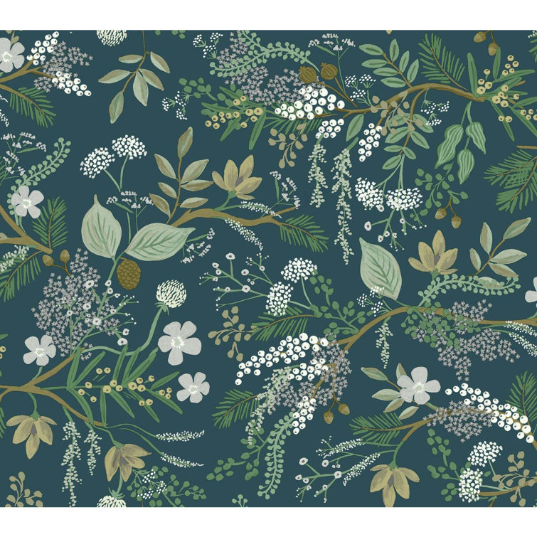 Juniper Forest Green Peel and Stick Wallpaper