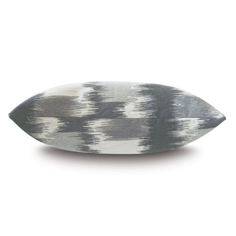 Charcoal Abstract Rectangular Pillow Cover & Insert