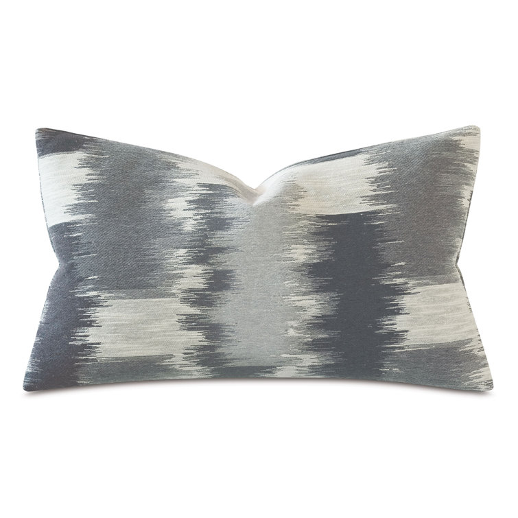 Charcoal Abstract Rectangular Pillow Cover & Insert
