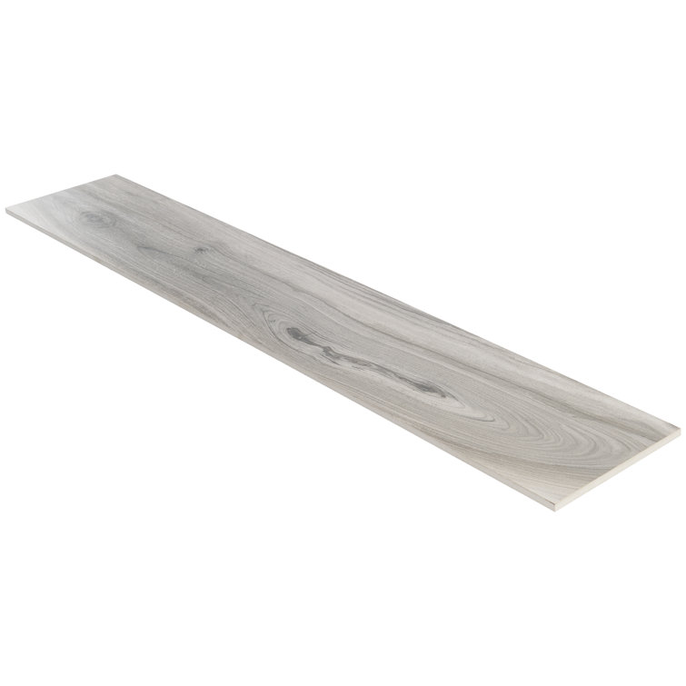 Peruvian Gray Matte Porcelain Wood Look Large Format Tile