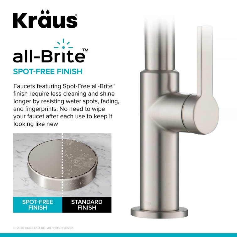 Stainless Steel Single Handle Pull Down Kitchen Faucet