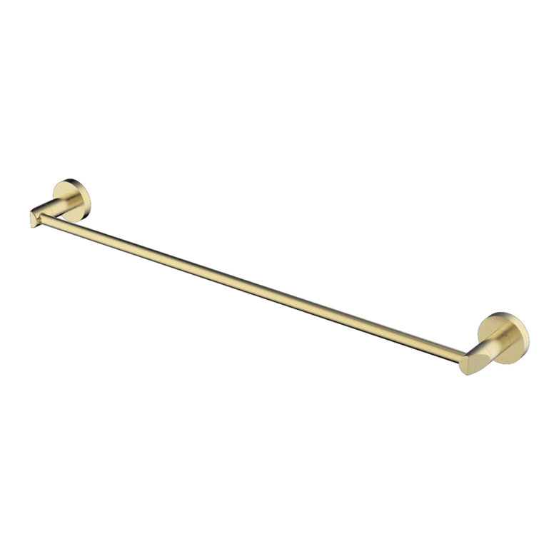 24'' Brushed Gold Stainless Steel Wall Mounted Towel Bar