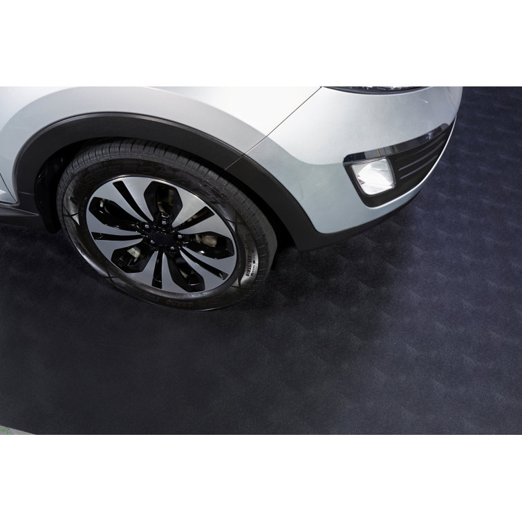 Midnight Black 10' x 24' Vinyl Garage Flooring Roll