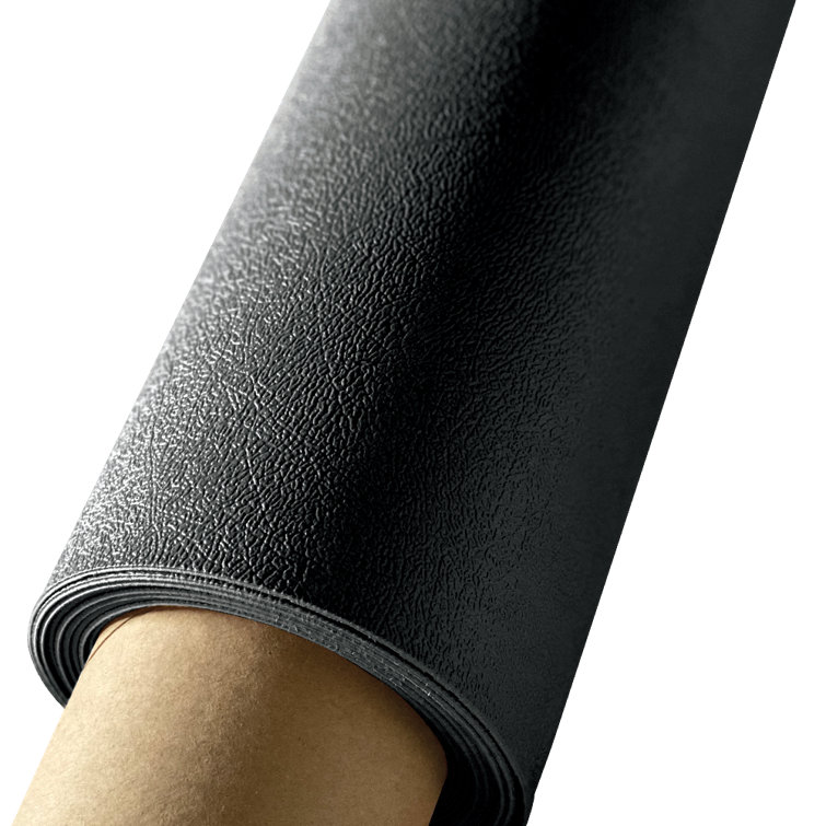 Midnight Black 10' x 24' Vinyl Garage Flooring Roll