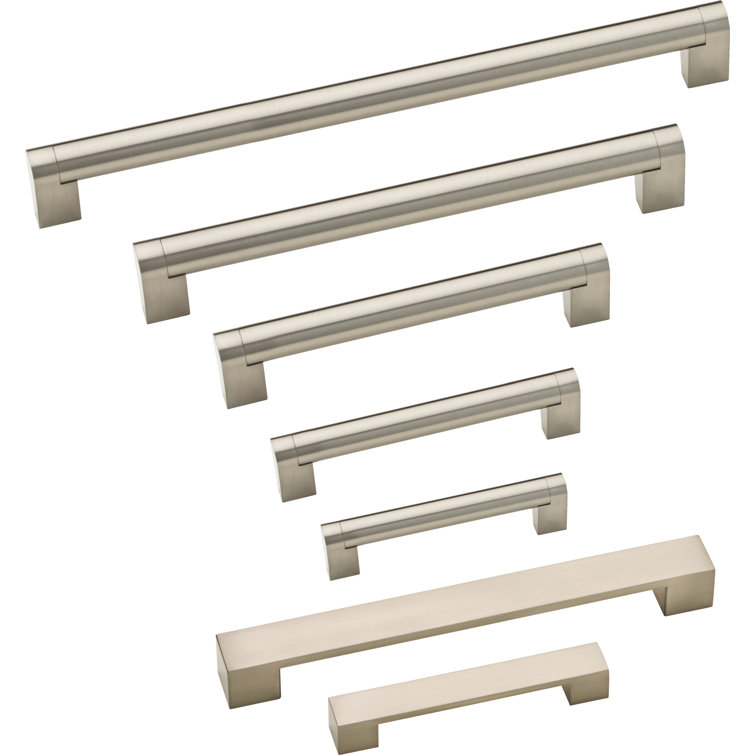 Stratford 7 9/16" Stainless Steel Modern Bar Pull