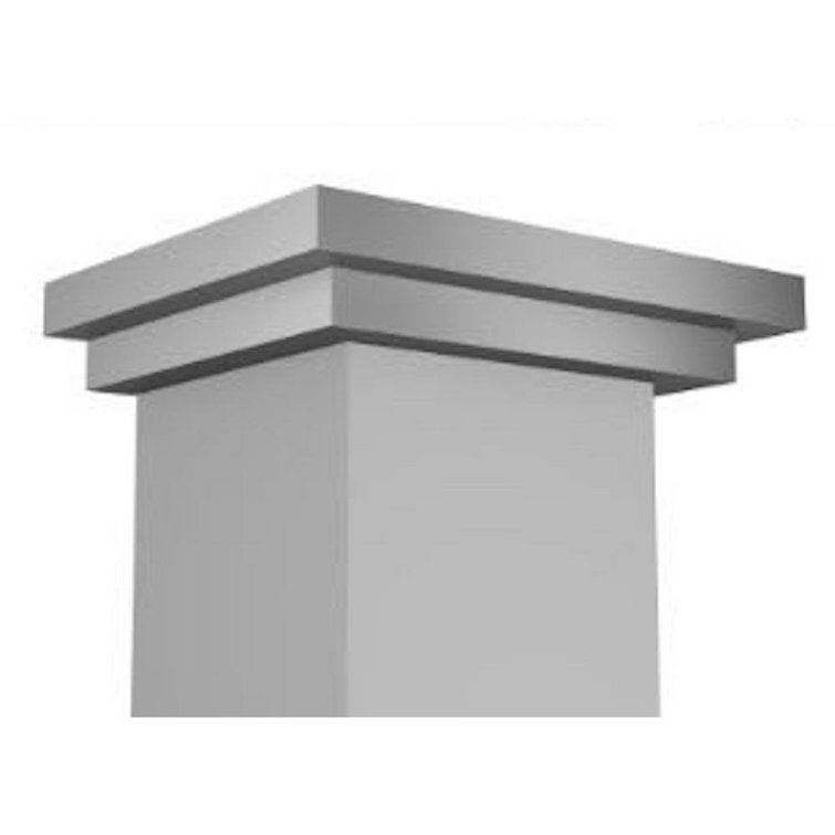 Stainless Steel Crown Molding Range Hood Extension