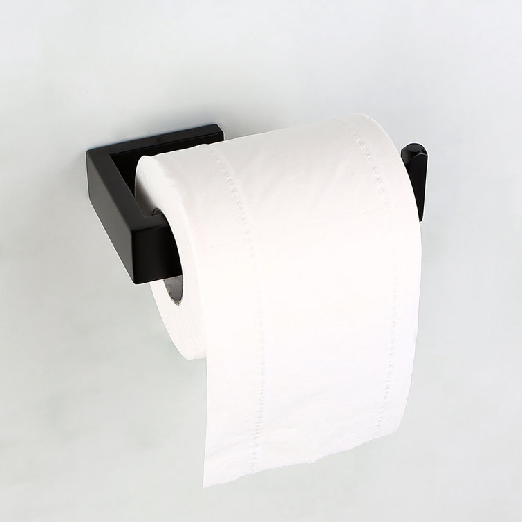 Matte Black 4-Piece Stainless Steel Bathroom Hardware Set