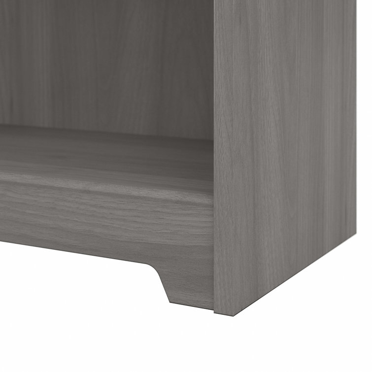 Adjustable Modern Gray 5-Shelf Traditional Bookcase