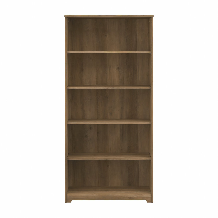 Cabot Reclaimed Pine 66" Tall Adjustable 5-Shelf Bookcase