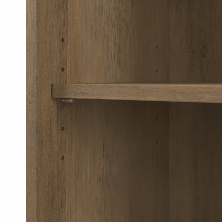 Cabot Reclaimed Pine 66" Tall Adjustable 5-Shelf Bookcase