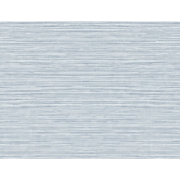 Sea Breeze Blue Vinyl Peel and Stick Wallpaper Roll