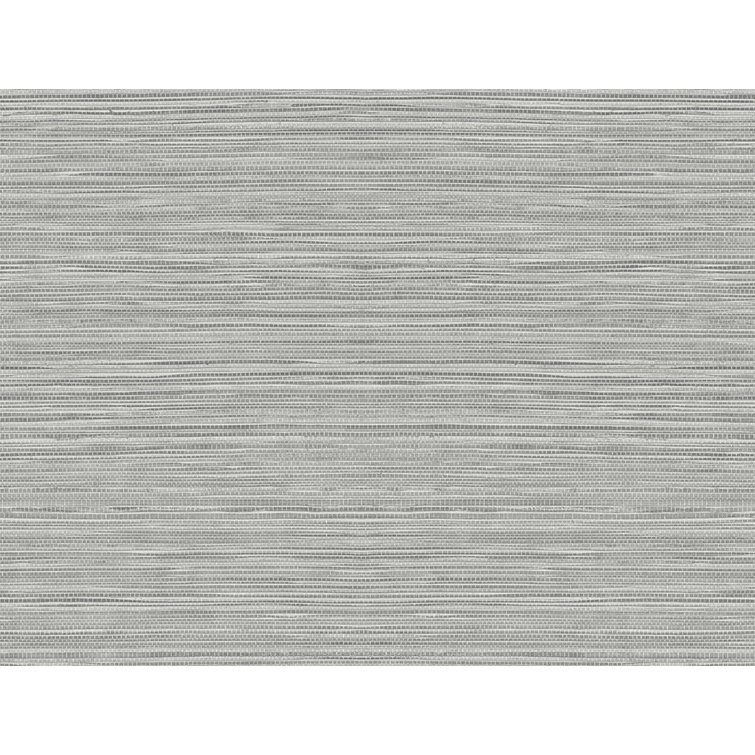 Harbor Mist Gray Vinyl Peel & Stick Wallpaper Roll