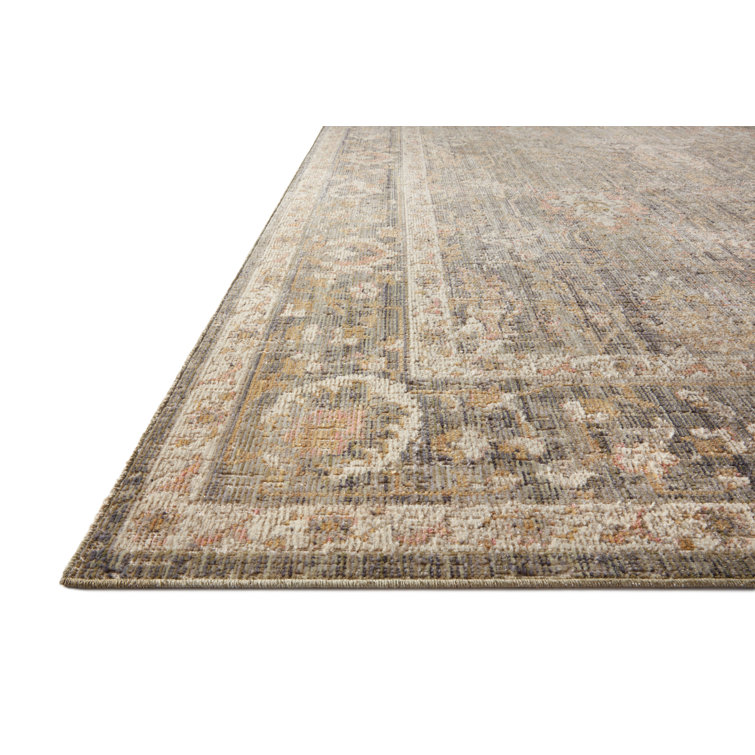 Sage Blush 5' x 7' Handmade Rectangular Easy Care Synthetic Rug