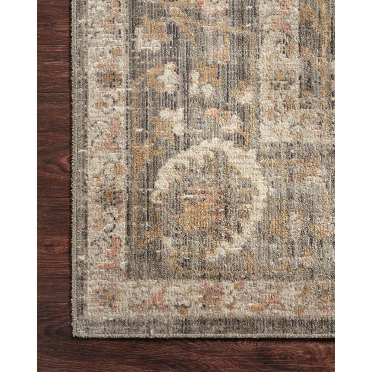 Sage Blush 5' x 7' Handmade Rectangular Easy Care Synthetic Rug