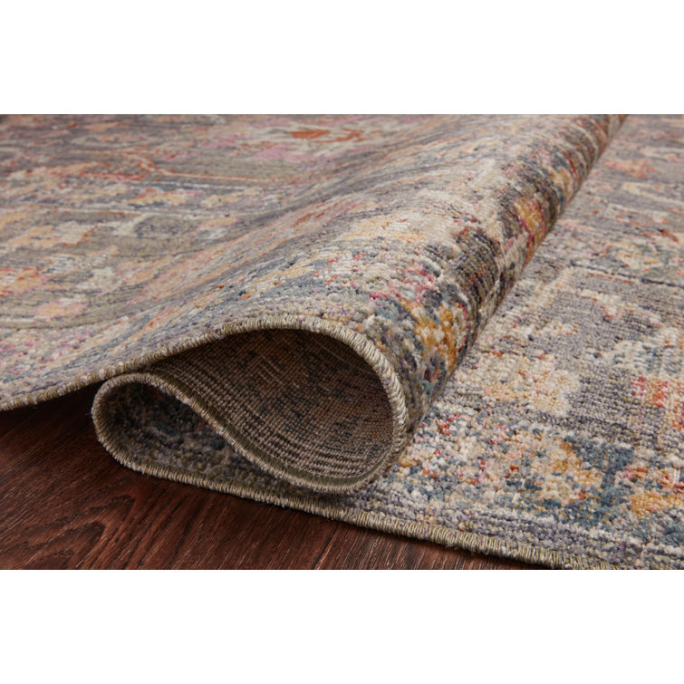 Rosemarie Stone and Multi-Color Synthetic Runner Rug