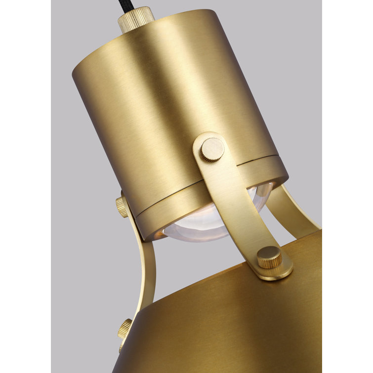 Uma Burnished Brass LED Indoor/Outdoor Pendant Light
