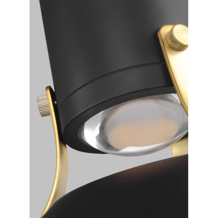 Matte Black 16.5'' LED Dome Pendant Light