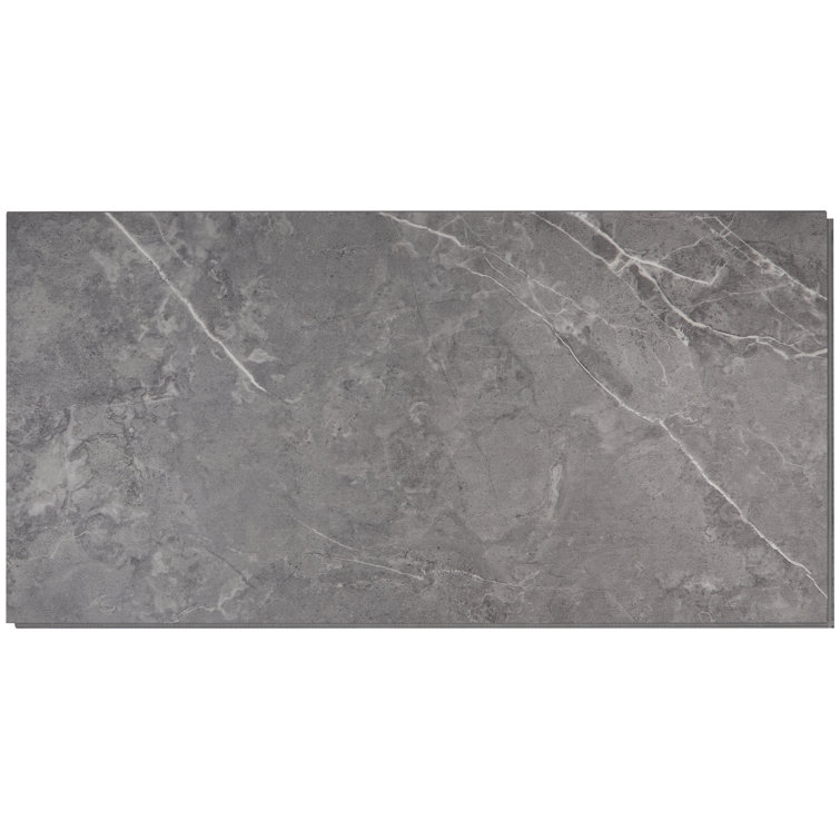 12" x 24" x 5mm Luxury Vinyl Tile Rigid Click-Lock Luxury Vinyl Tile Flooring (28.04 Sq. Ft. / Case)