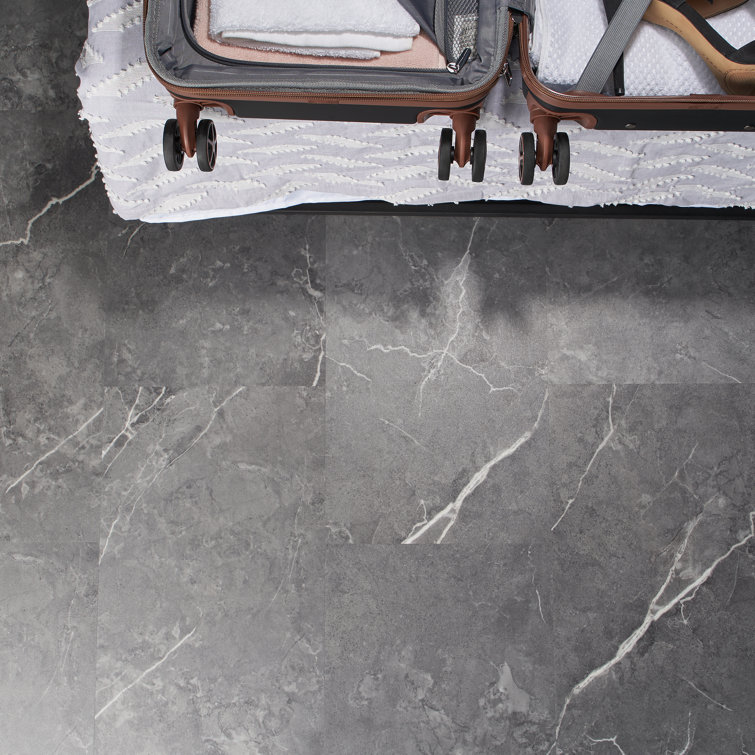 12" x 24" x 5mm Luxury Vinyl Tile Rigid Click-Lock Luxury Vinyl Tile Flooring (28.04 Sq. Ft. / Case)